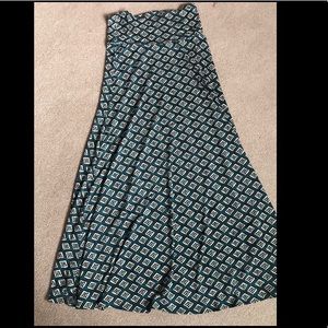 LulaRoe Green Maxi